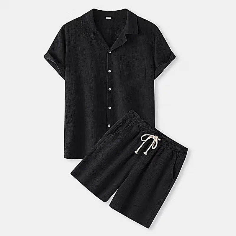 Portofino Summer Set – 2-Piece Linen Outfit
