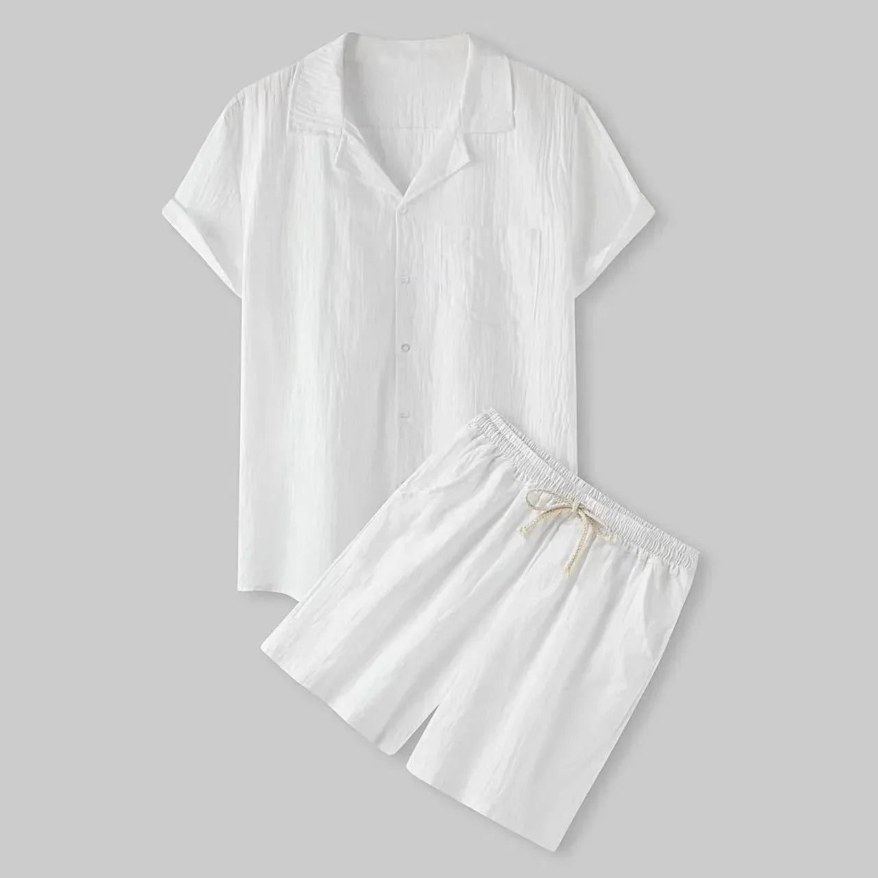 Portofino Summer Set – 2-Piece Linen Outfit