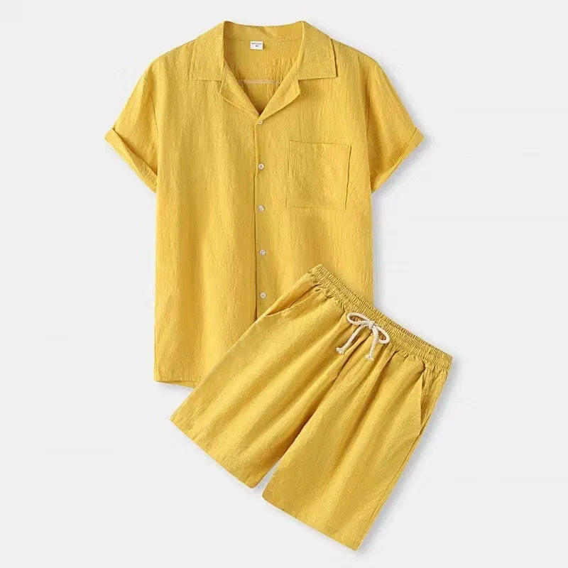 Portofino Summer Set – 2-Piece Linen Outfit