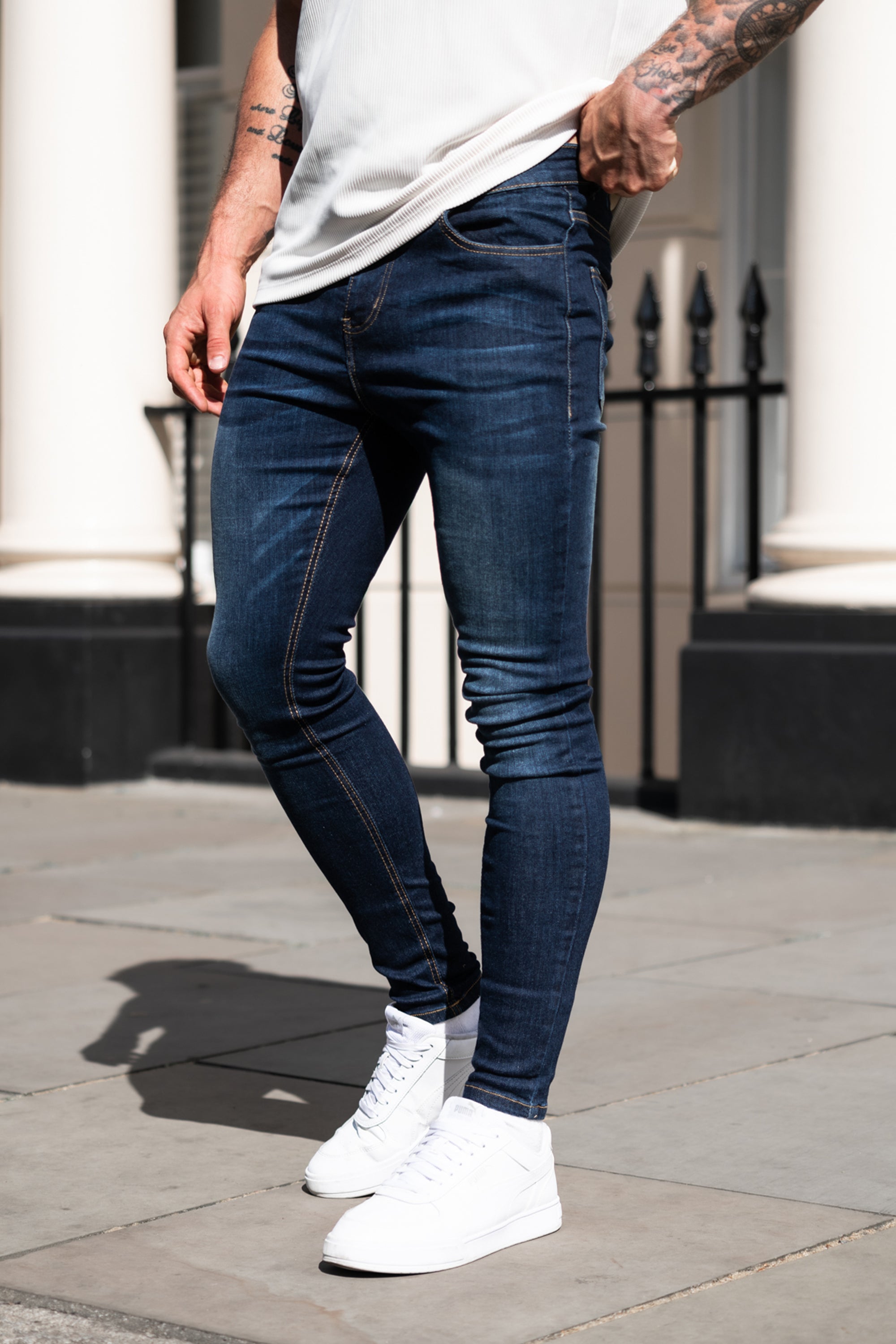 Calça Jeans Masculina Elite Lorenzzo Azul