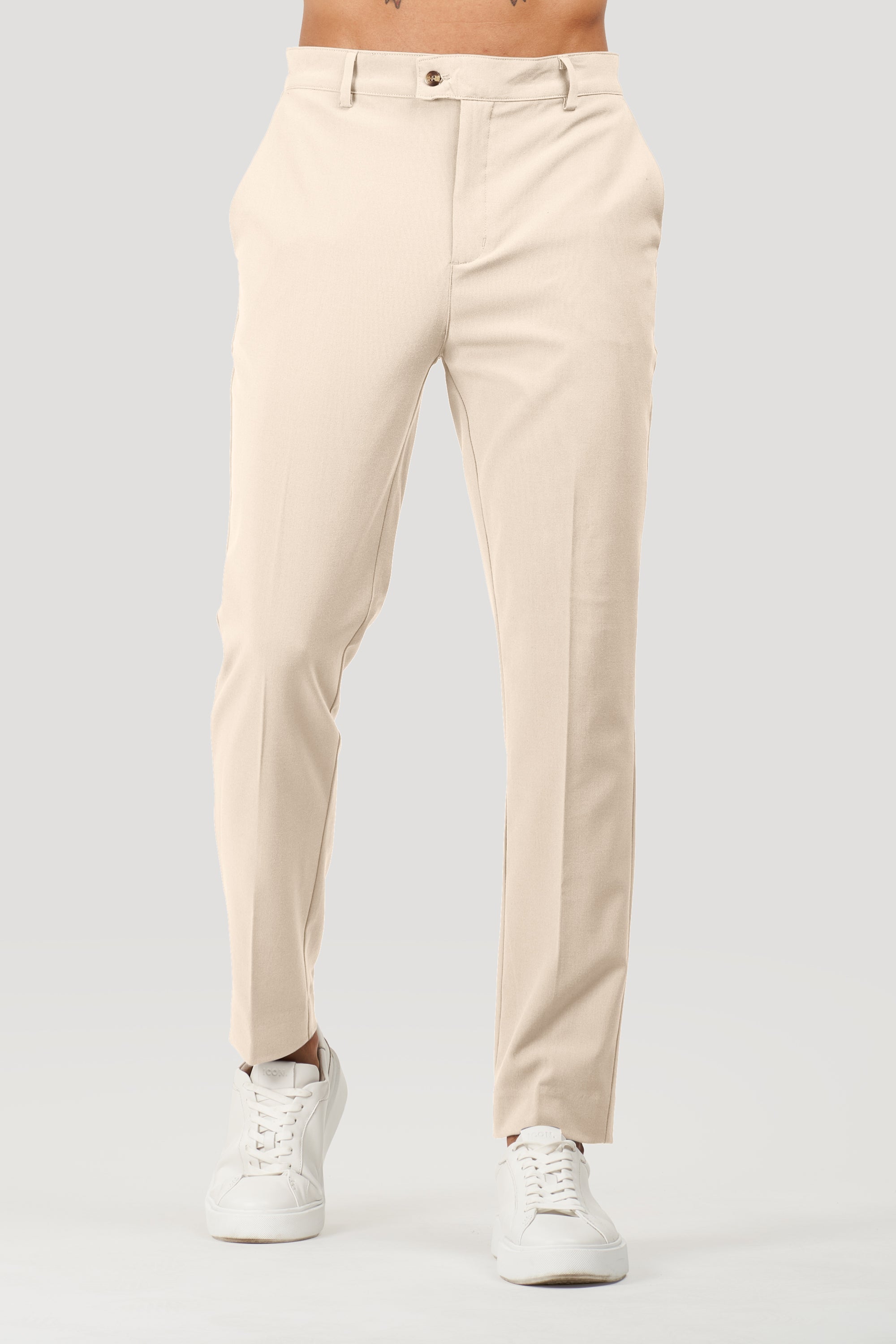 Calça Alfaiataria Masculina Milano Elite Bege