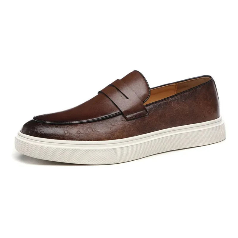 Mocassim Slip On Masculino de Couro Elite® Reine