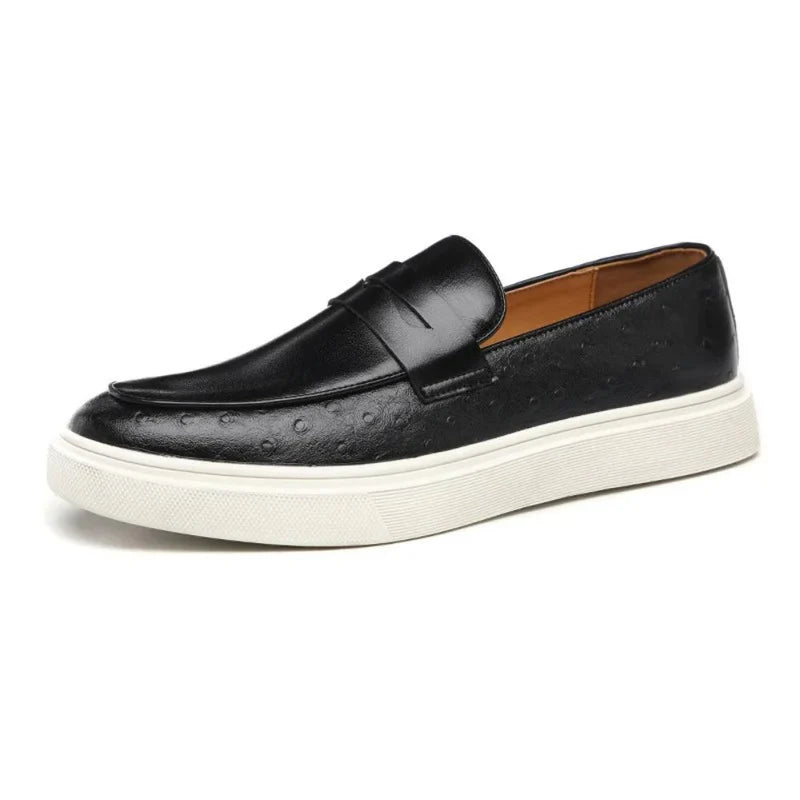 Mocassim Slip On Masculino de Couro Elite® Reine