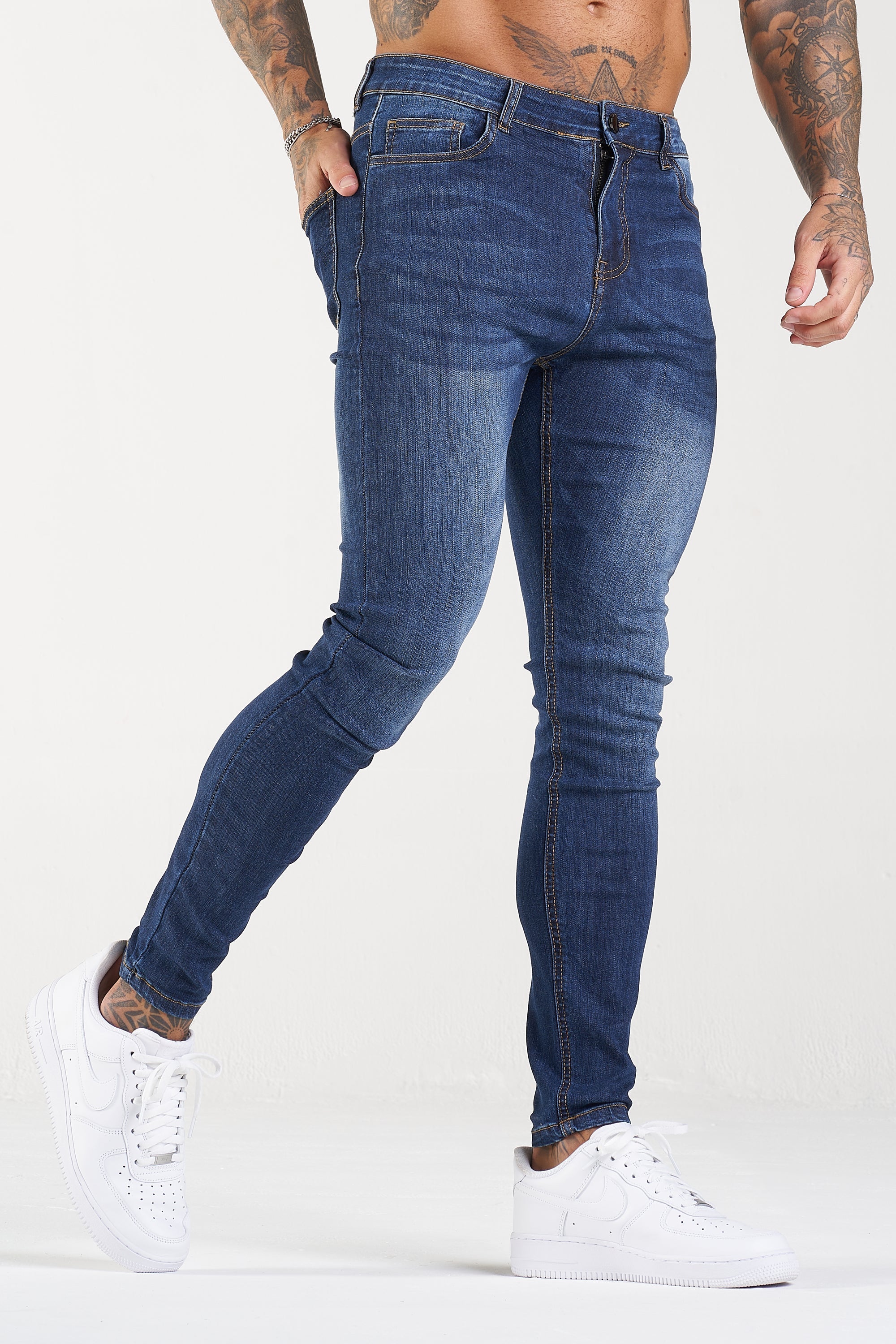Calça Jeans Masculina Elite Lorenzzo Azul