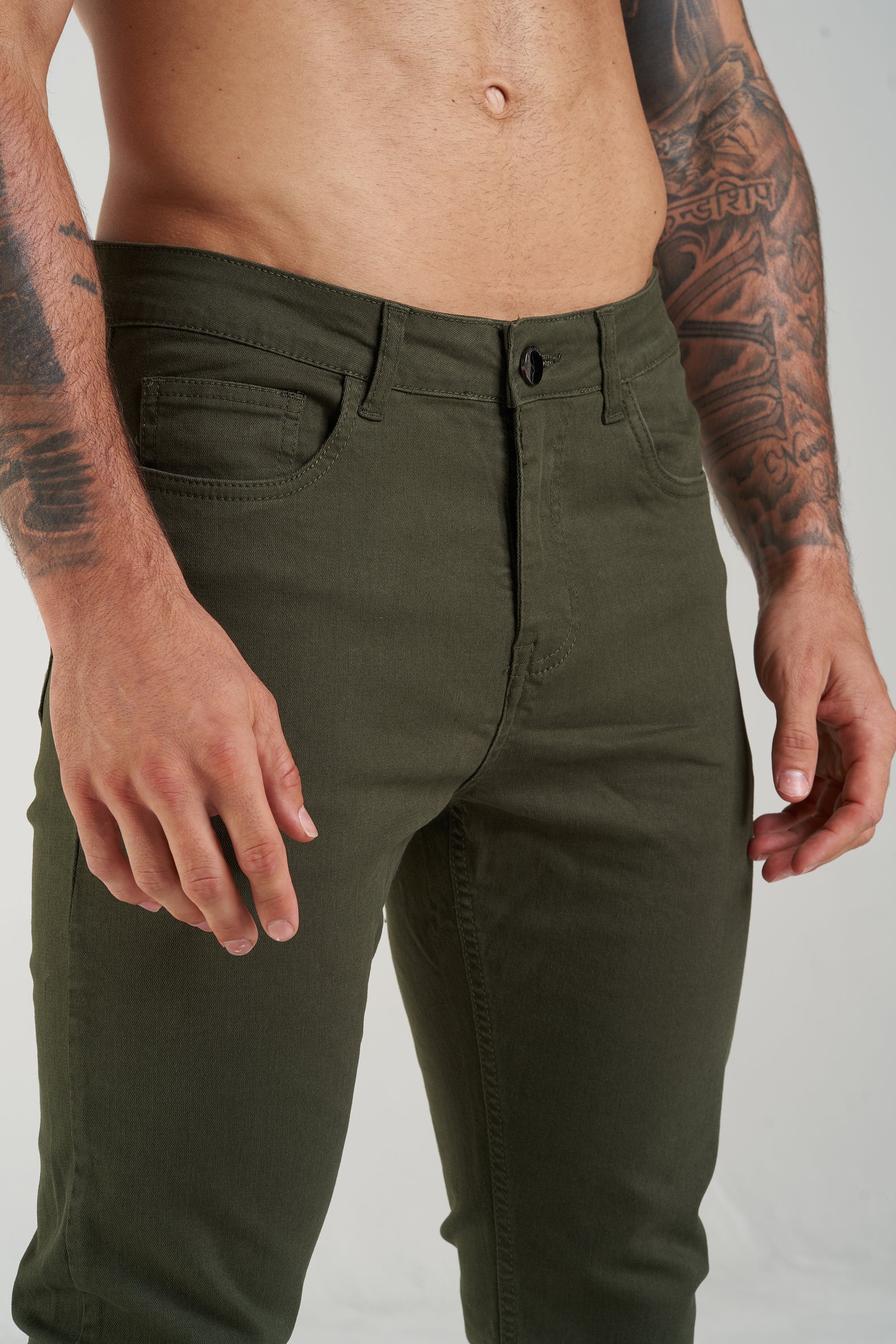 Calça Jeans Masculina  Elite Verde
