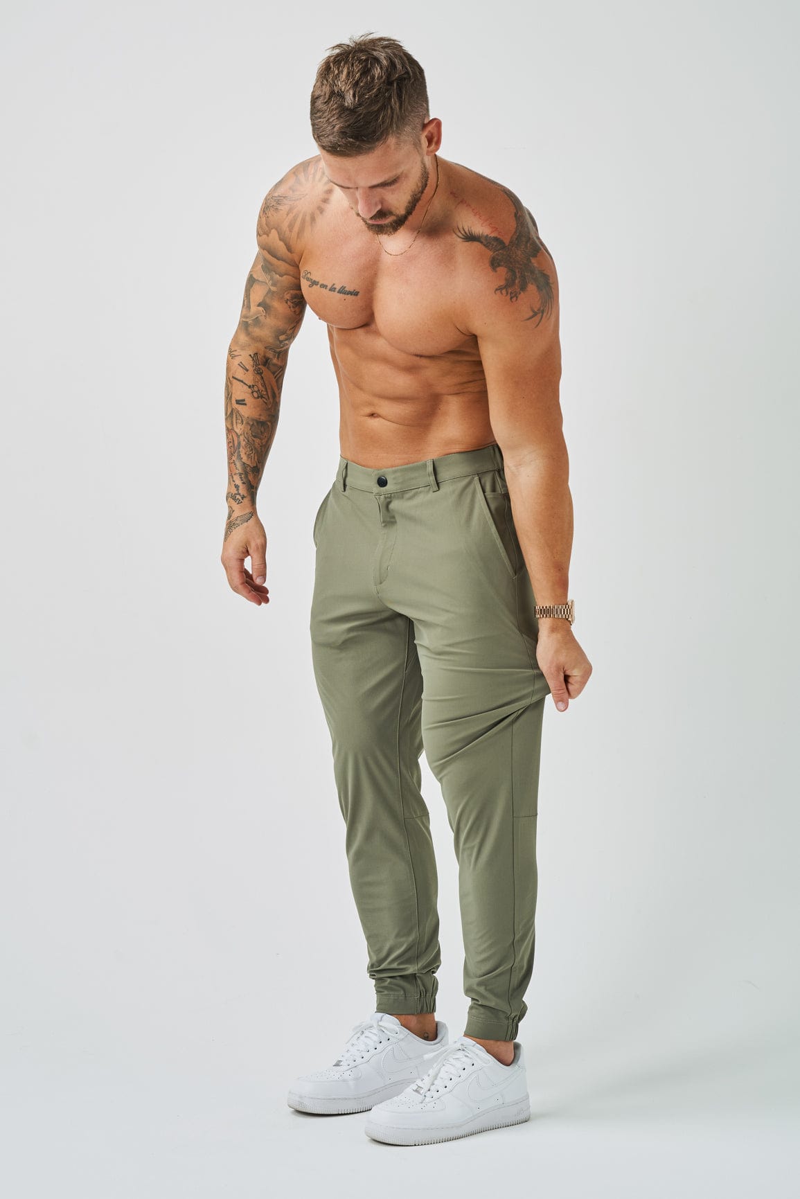 Calça Masculina Chino Abacate Elite