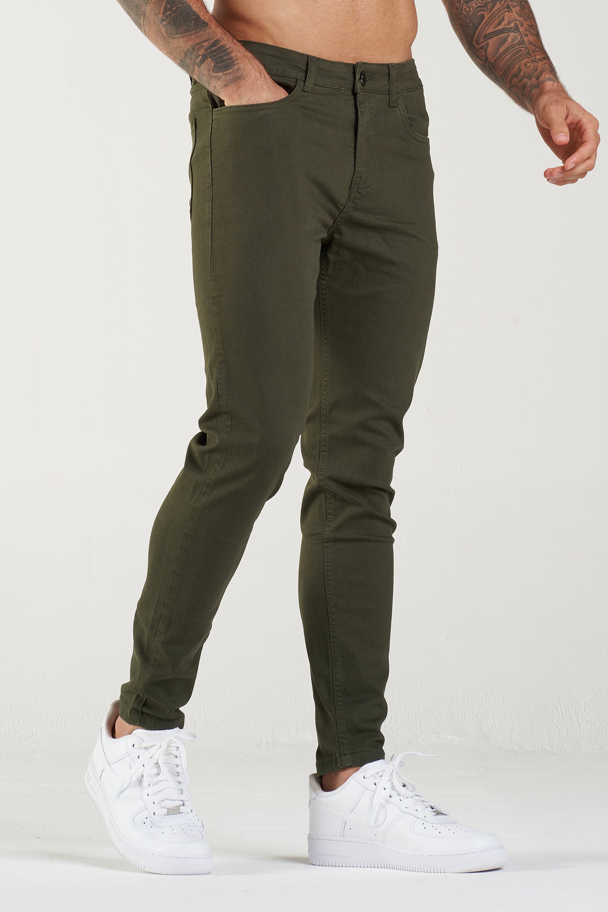 Calça Jeans Masculina  Elite Verde