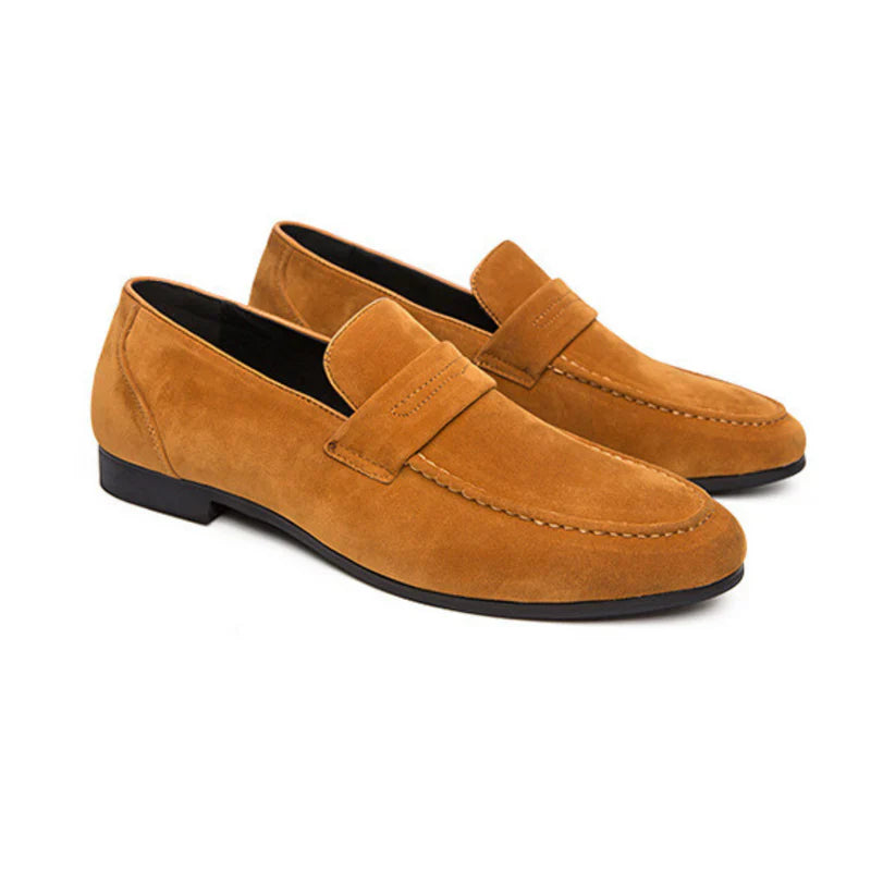 Loafers Com Alça de Camurça Elite