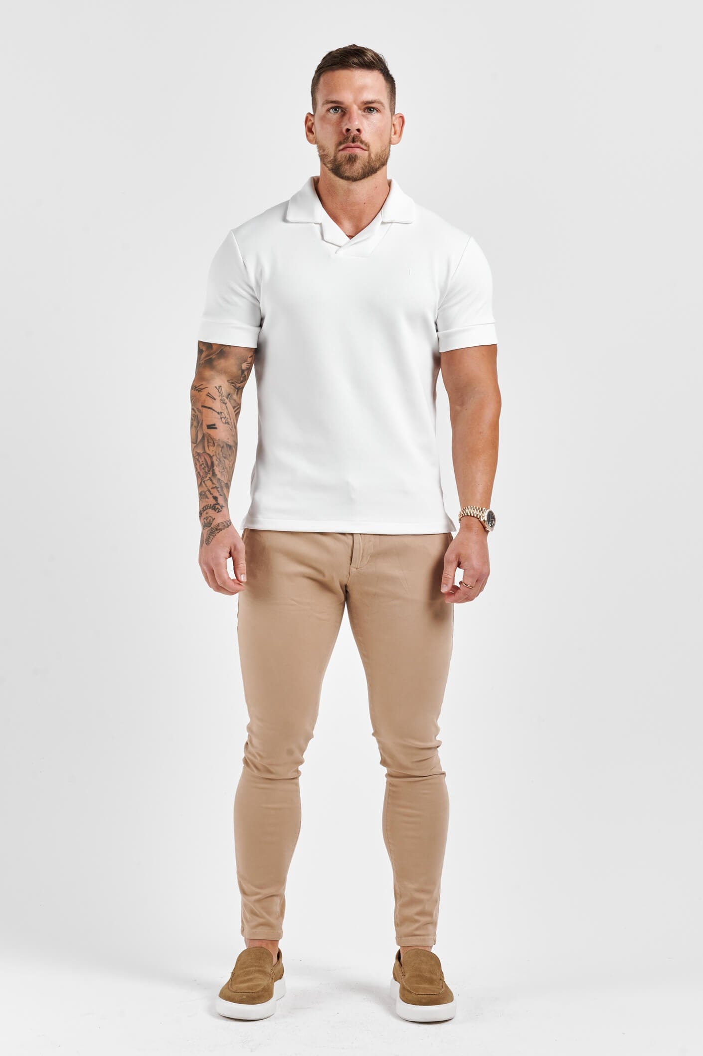 GOLA POLO CORE REVERE - BRANCA
