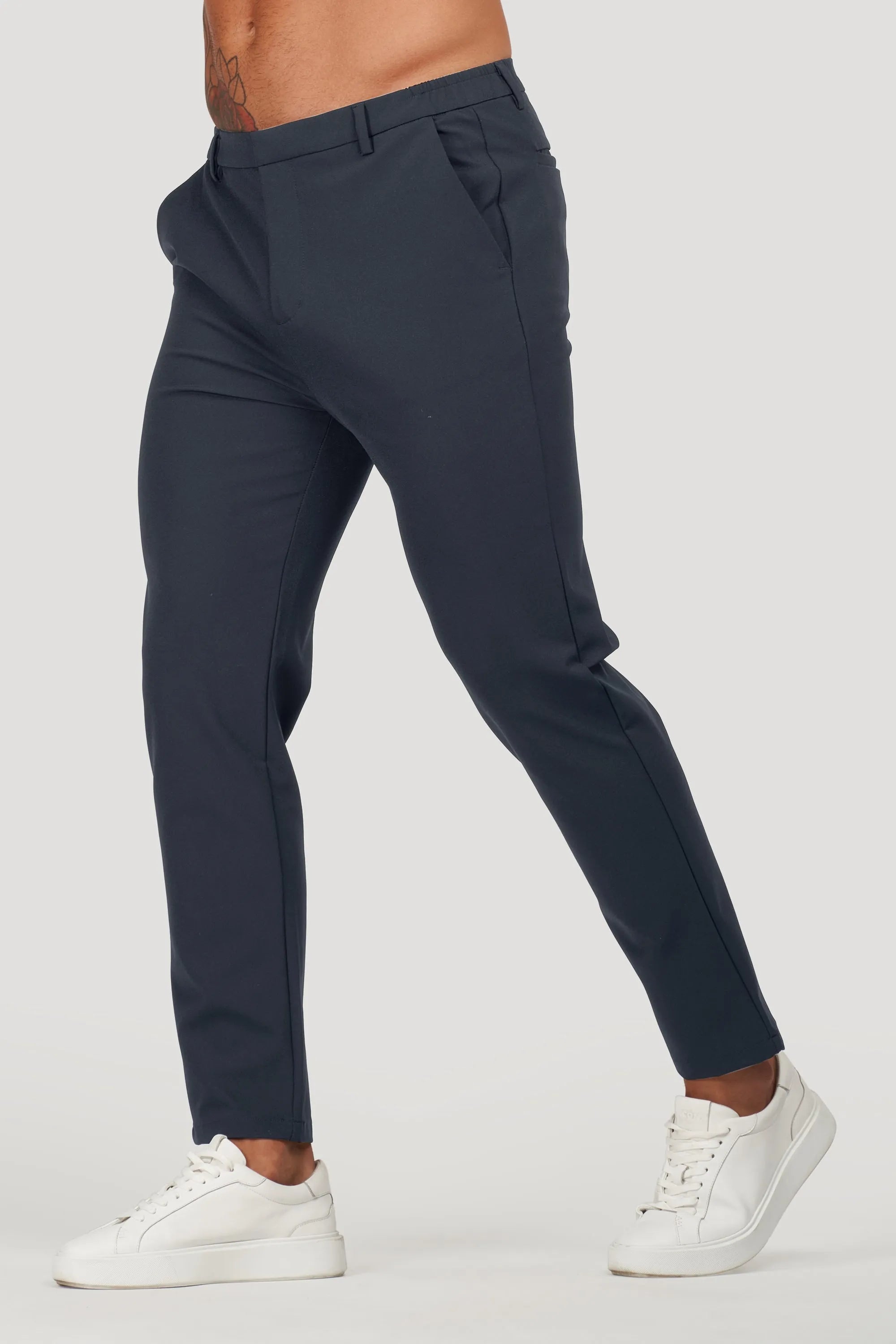 Calça Alfaiataria Masculina Tech Elite Azul Marinho