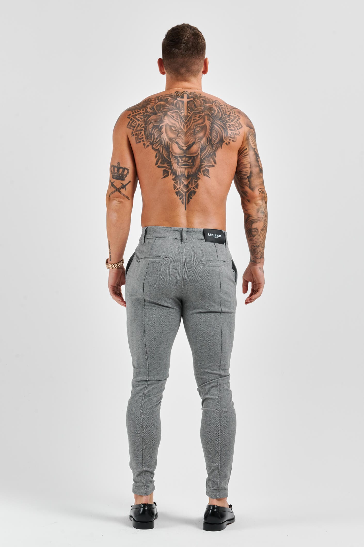 Calça Alfaiataria Masculina Elastano Skinny Elite