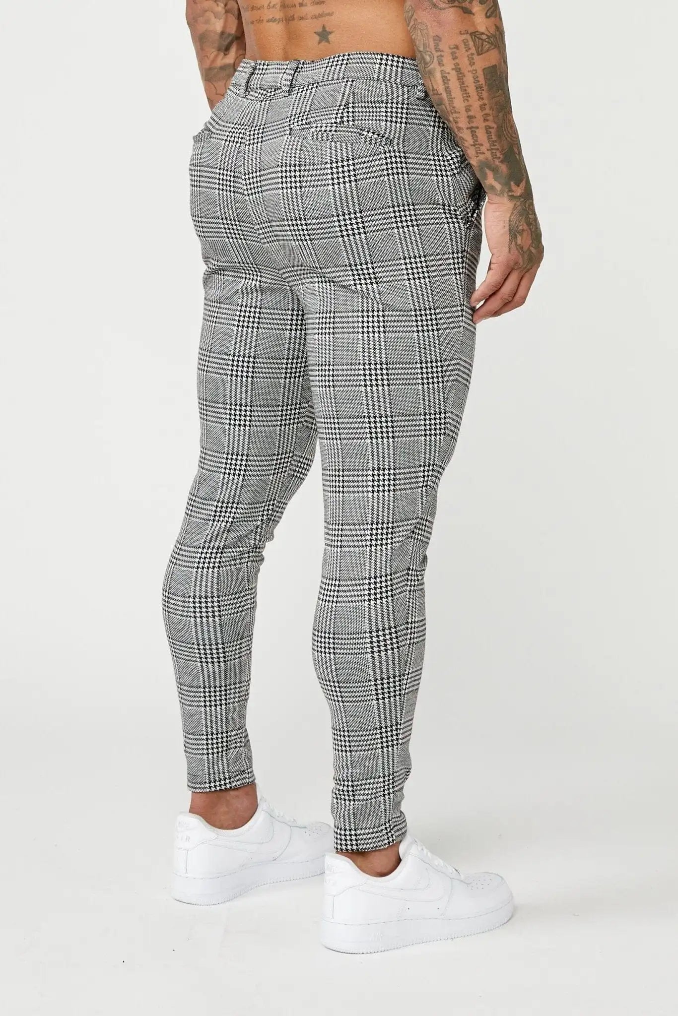 Calça Alfaiataria Masculina Xadrez Elite