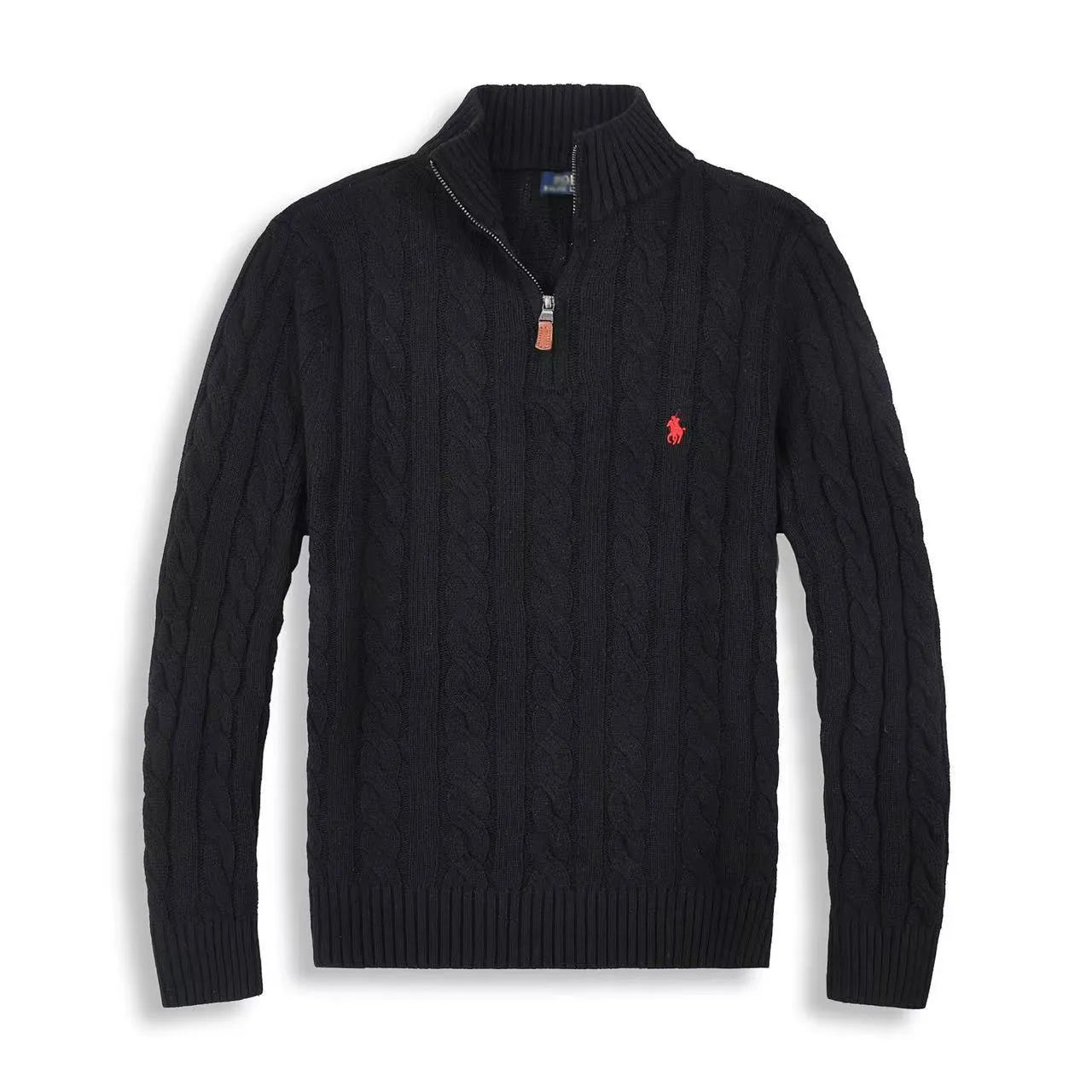 Suéter tricot Polo Zíper