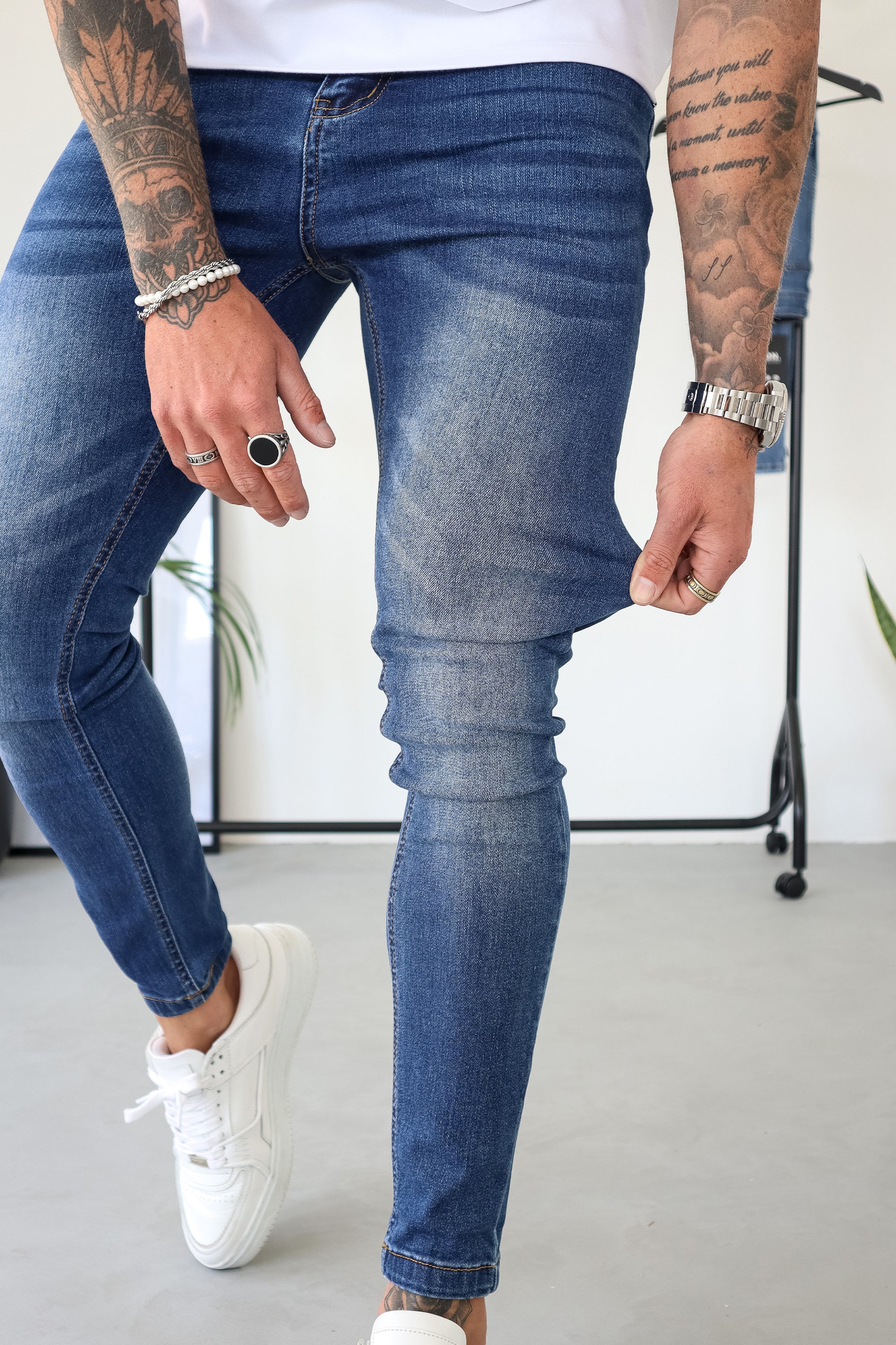 Calça Jeans Masculina Elite Lorenzzo Azul