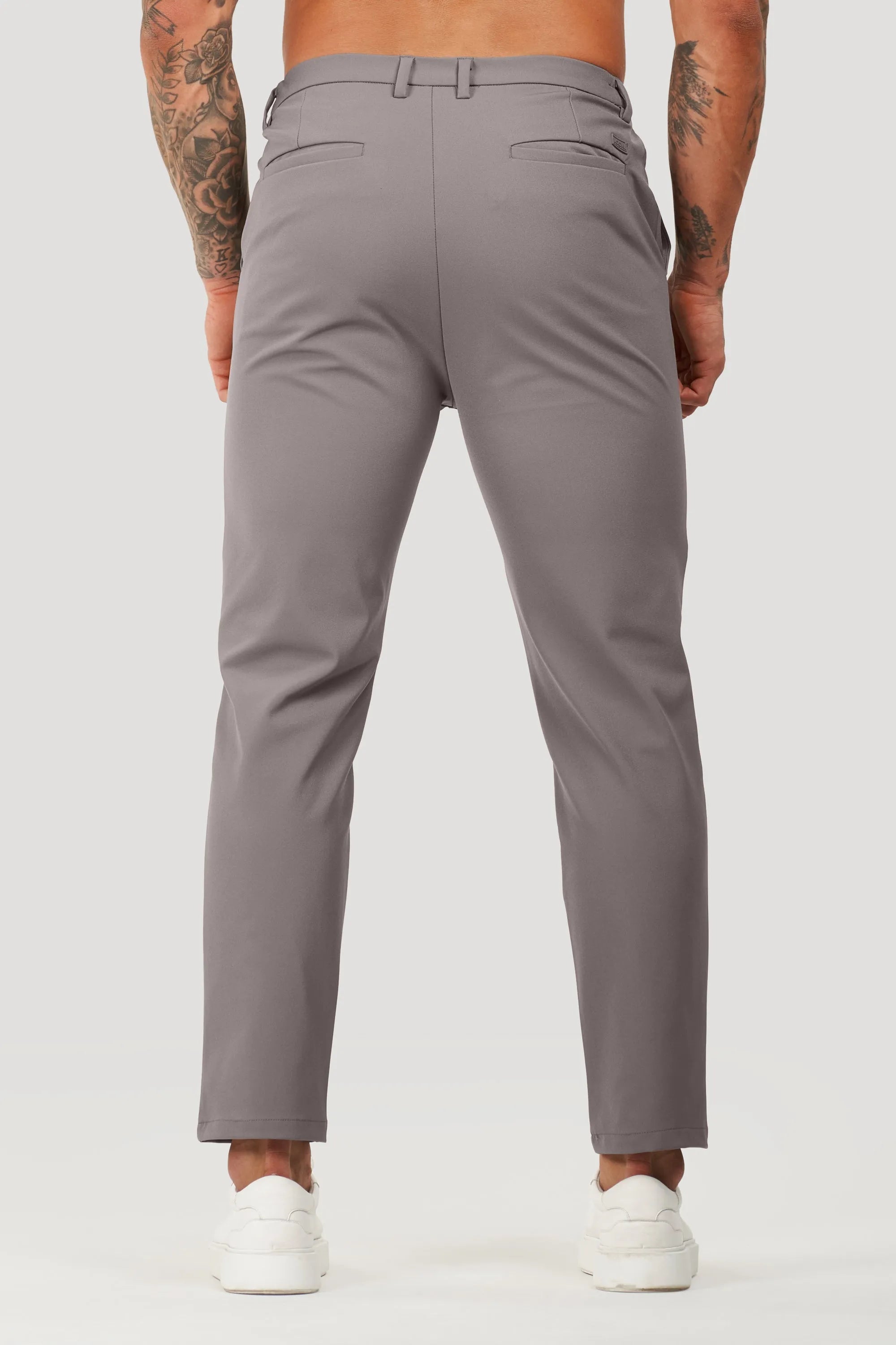 Calça Alfaiataria Masculina Tech Elite Cinza