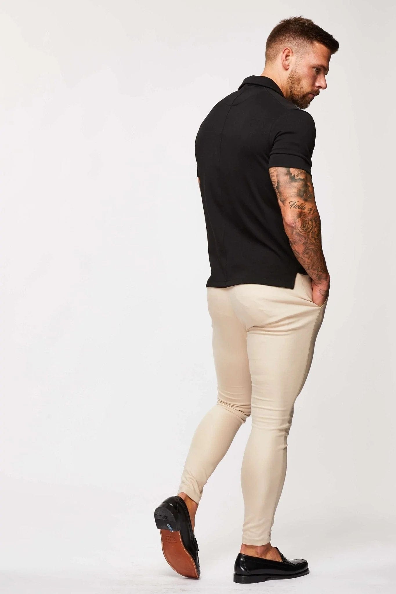 GOLA POLO CORE REVERE - PRETA