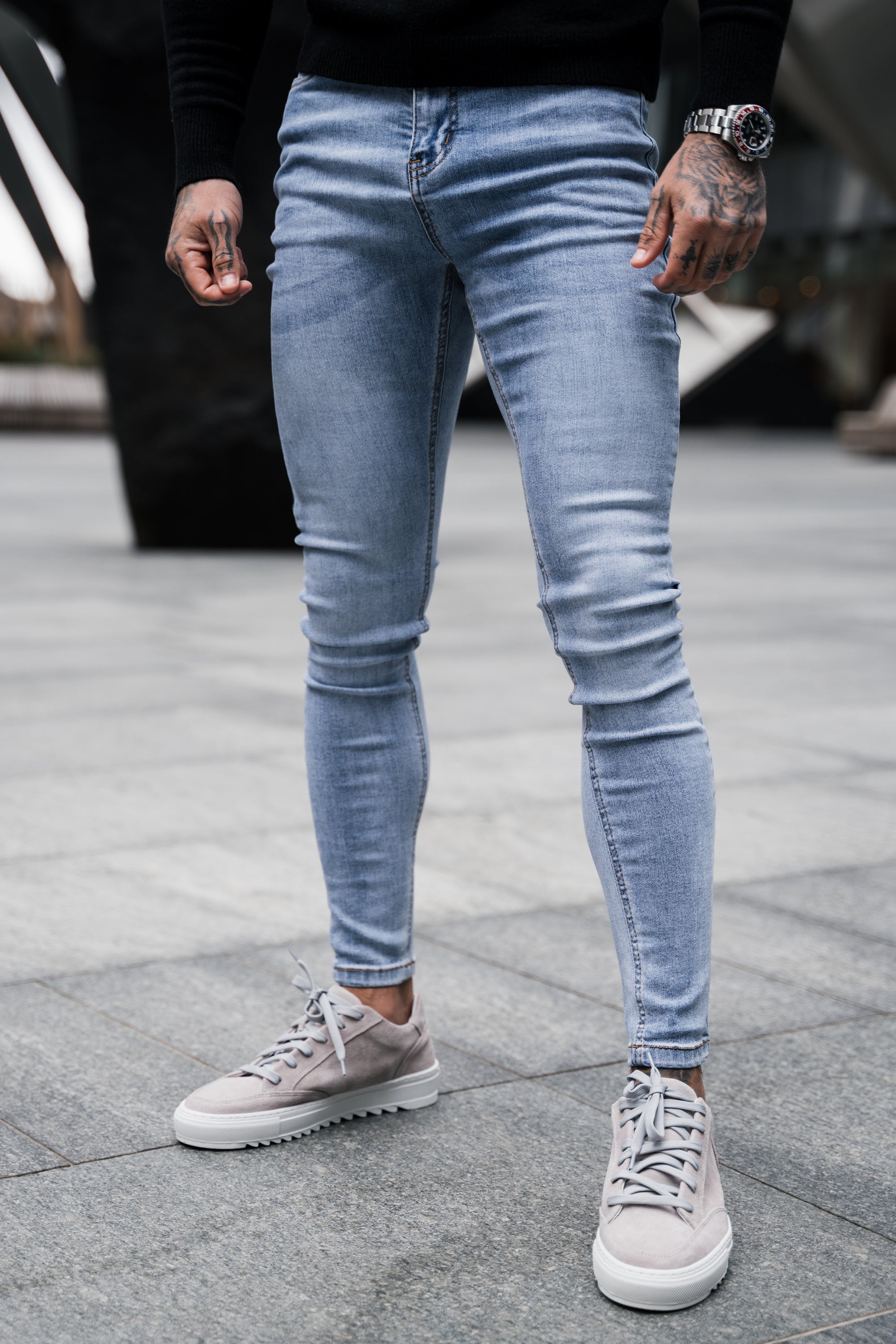 Calça Jeans Masculina Elite Firenzi Azul Claro