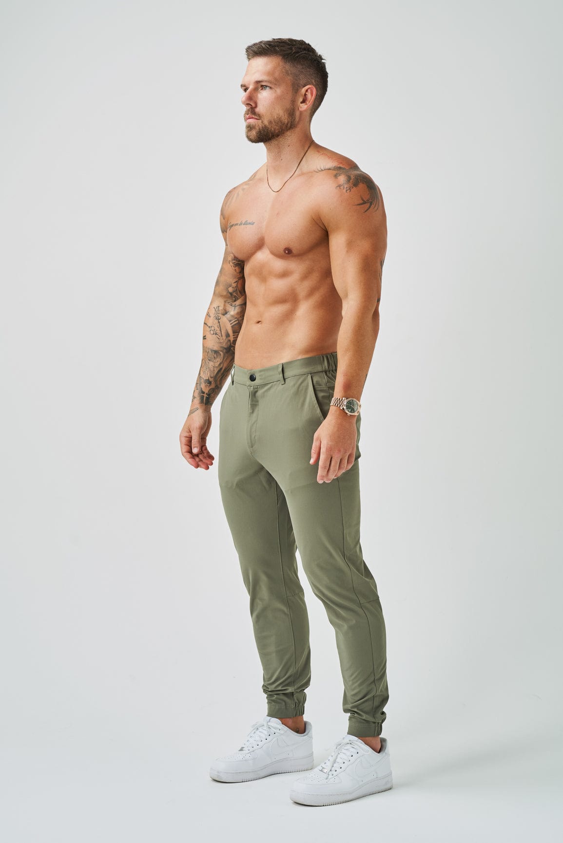 Calça Masculina Chino Abacate Elite
