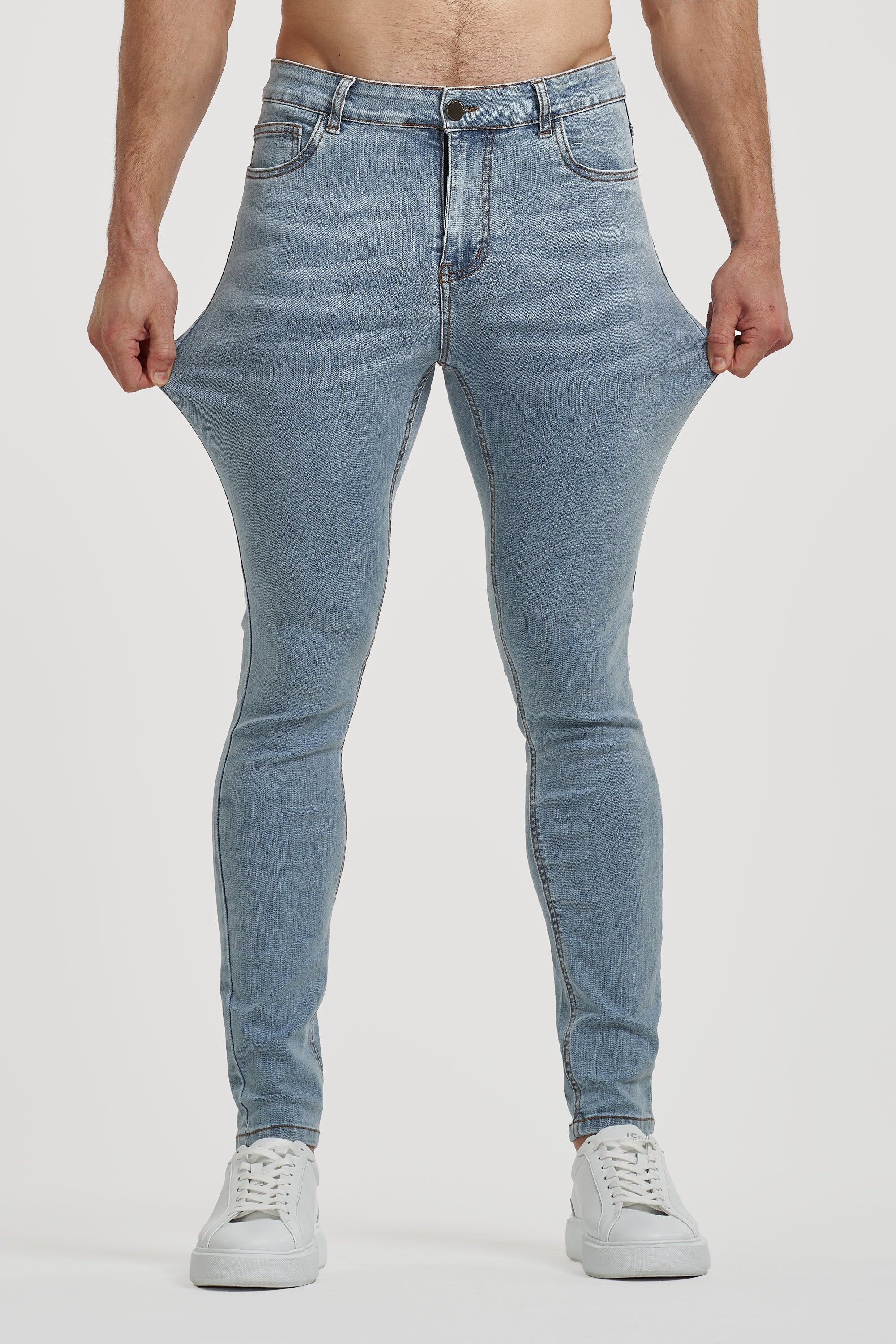 Calça Jeans Masculina Elite Firenzi Azul Claro